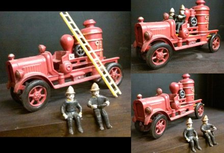 Cast Iron Fire Engine