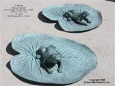 Pair of 5 " Frogs on Lily Pads Pair of 5 " Frogs on Lily Pads