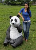 Eating Panda / Fiberglass Eating Panda / Fiberglass