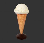 Hard Ice Cream Cone (on stand)