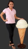 Hard Ice Cream Cone (on stand) Hard Ice Cream Cone (on stand)