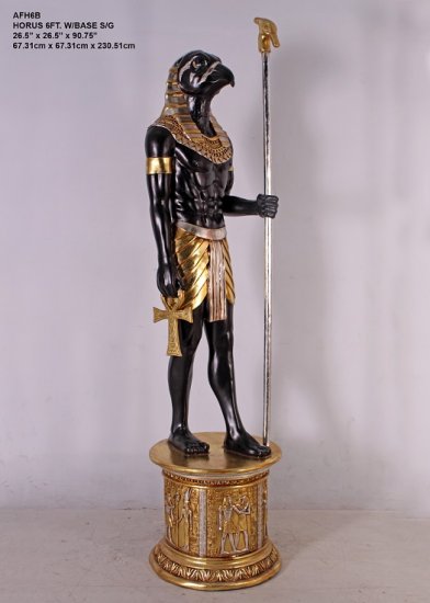 Horus 6ft. with Base - Click Image to Close