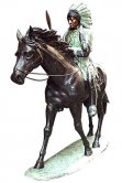 Bronze Indian on Horse Bronze Indian on Horse