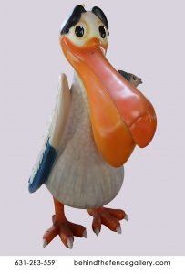 Cartoon Pelican Statue