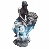 Bronze Woman with Lion Fountain Bronze Woman with Lion Fountain
