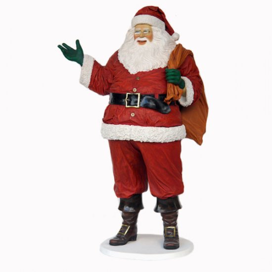 Santa Claus with Sack - Click Image to Close