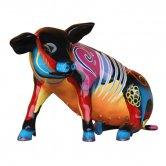 Popart Pig Sitting Popart Pig Sitting