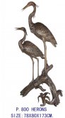 Herons on Branch Herons on Branch