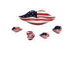 American Flag Lips Wall Decor American Flag Lips Wall Decor