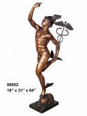 Bronze Mercury Statue