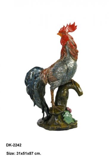 Bronze Rooster - Click Image to Close