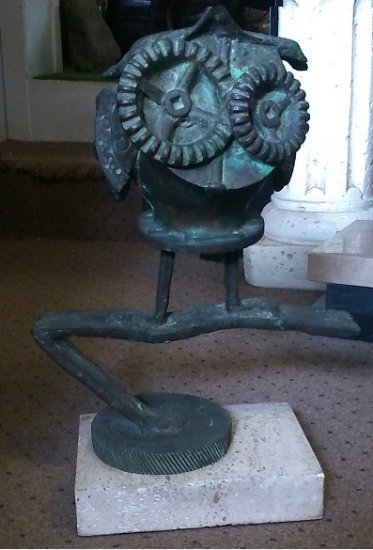 Bronze Owl Sculpture - Click Image to Close