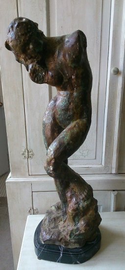 Bronze Sculpture "Inner Voice"(A.Rodin) - Click Image to Close