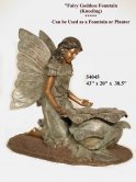 Bronze Fairy Goddess Fountain ( kneeling )