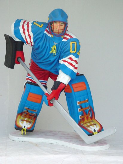 Goalie - Life-Sized Statue - Click Image to Close