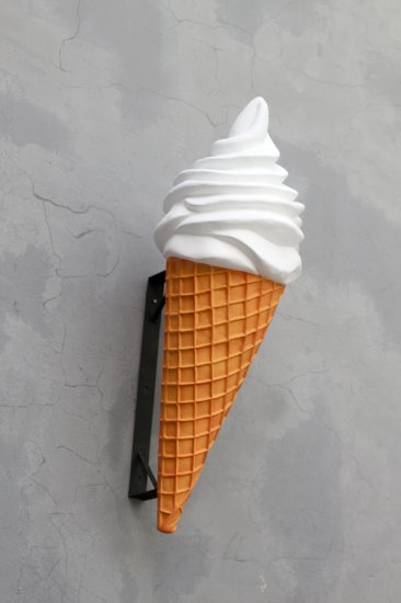 ! Soft Vanilla Ice Cream Cone Hanging ! - Click Image to Close