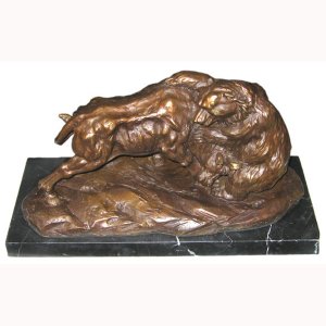 Bronze Bear with Bull