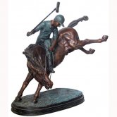 Bronze Polo Player Statue Bronze Polo Player Statue