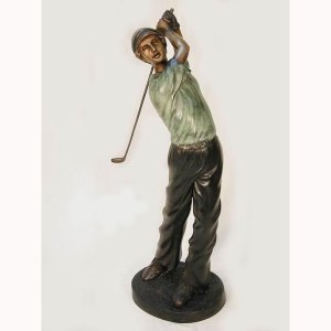 Bronze Golfer - Fore