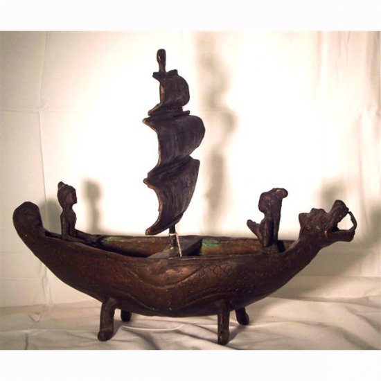 Bronze Boat - Click Image to Close