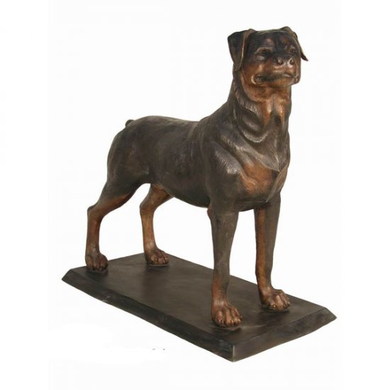 Bronze Rottweiler - Click Image to Close