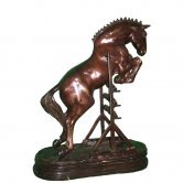 Bronze jumping Horse Bronze jumping Horse