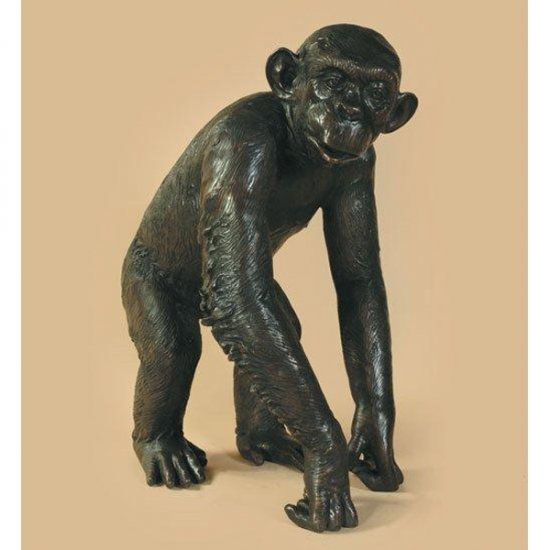 Bronze Chimpanzee - Click Image to Close