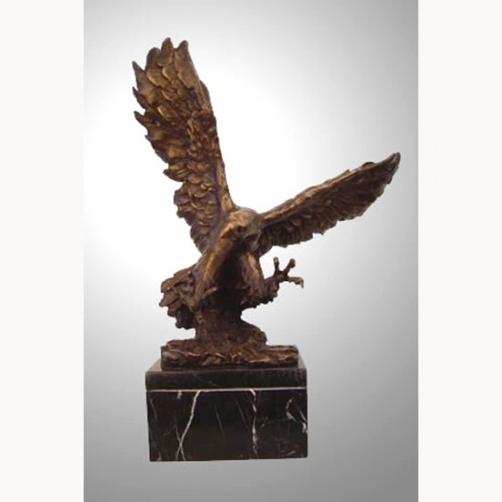 Bronze Flying Eagle Statue - Click Image to Close