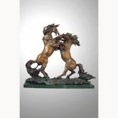Bronze Battle Horse Sculpture Bronze Battle Horse Sculpture