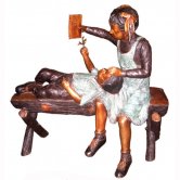 Bronze Children on Bench Bronze Children on Bench