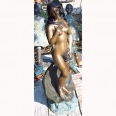Bronze Nude Girl with Shell Bronze Nude Girl with Shell