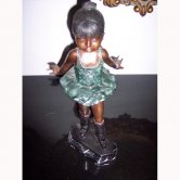 Bronze Ballerina with Hands Back Bronze Ballerina with Hands Back