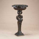 Bronze Pedestal Fountain Child Facing Right Bronze Pedestal Fountain Child Facing Right