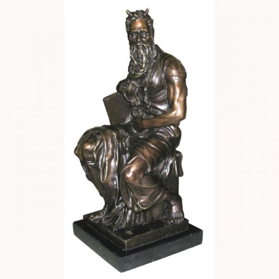 Bronze Moses Statue - Click Image to Close