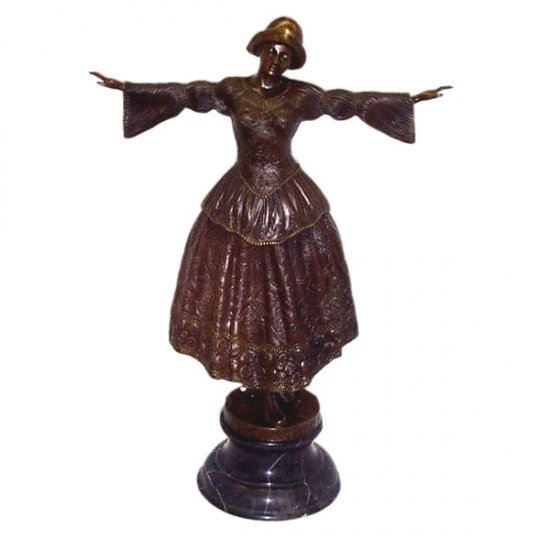 Bronze Flemish Dancer - Click Image to Close