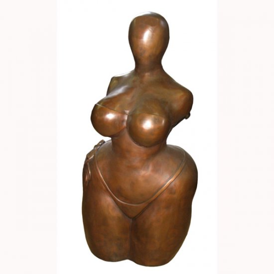 Bronze Lady Torso - Click Image to Close