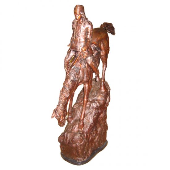 Bronze Mountain Indian - Click Image to Close