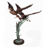 Bronze Herons Statue