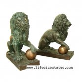 Bronze Lion's ( pair )