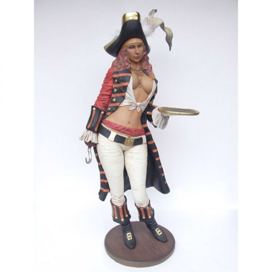 Lady Pirate Standing - Click Image to Close