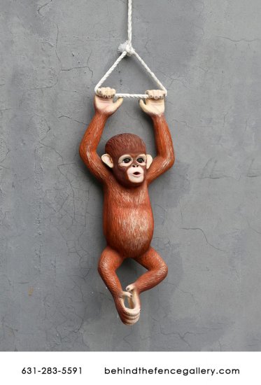 Hanging Chimpanzee 2.5 Ft - Click Image to Close