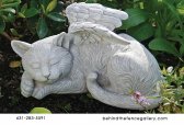 Angel Cat Pet Memorial Statue Angel Cat Pet Memorial Statue