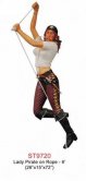 Lady Pirate on a Rope 6 ft. Lady Pirate on a Rope 6 ft.