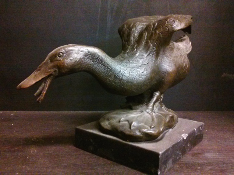 Bronze Duck Fountain
