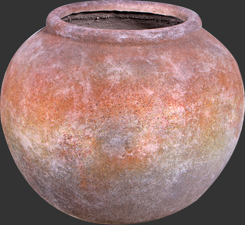 Ancient Jar in Concrete Finish - Click Image to Close