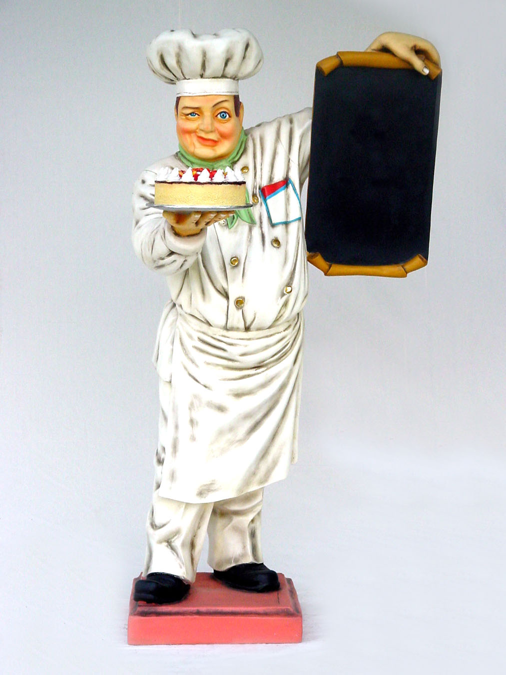 Baker Holding a Cake, 6 ft.