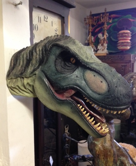 T-Rex Head Wall Mount - Click Image to Close