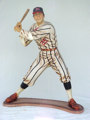 Baseball Player 36" Statue - Click Image to Close