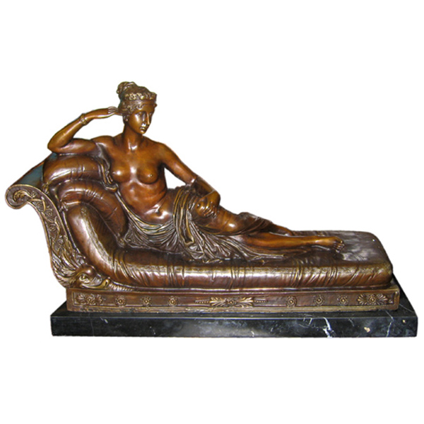 Bronze Woman reclining