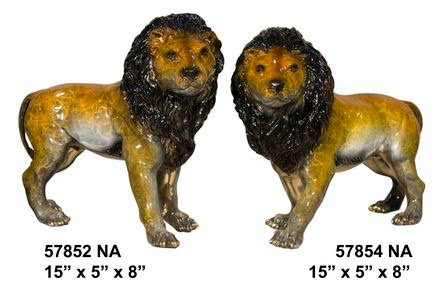 Bronze Lion Pair (Left and Right)